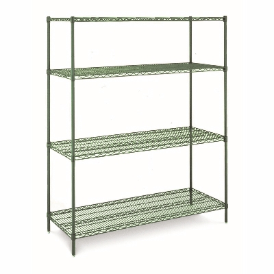 Culinary Essentials Epoxy Covered Wire Shelving Kit 24 Inches X 60 Inches X 74 Inches 240271 R W Smith Co Your Source For Restaurant Dining Room Products Commercial Kitchen Supplies And Foodservice Equipment