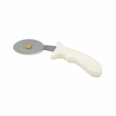 Culinary Essentials, Pizza Cutter, 4 inches dia. S/S Blade, White ...