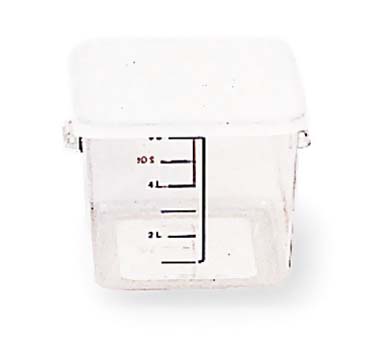 Rubbermaid 22 Qt. Clear Square Polycarbonate Food Storage Container