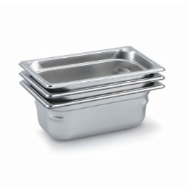 Full-size 6-inch-deep Super Pan V perforated stainless steel steam