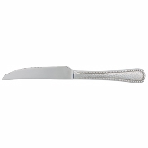 Acopa 4 1/2 Stainless Steel Steak Knife with Black Polypropylene Euro  Handle - 12/Case