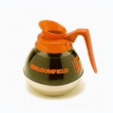 Bloomfield, Decaf Unbreakable Decanter, Plastic/S/S, Orange Handle