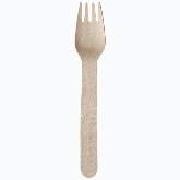 PacknWood, Wooden Fork, 6.20", Bamboo, 2000 per case