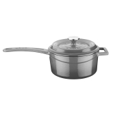 Arcata, Cast Iron Sauce Pan, Round, 1.4 qt, Gray