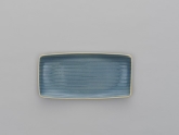 Ariane, Rectangular Platter, 12" x 6", Artisan, Sapphire