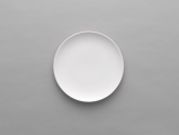 Ariane, Round Plate, 9 1/2", Oxide Pearl White