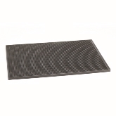 Winco Rubber Bar Service Spill Mat, 27 x 3.25 - Black