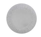 Arcata, Glass Plate, 11 3/4" dia., Clear, w/Interior Line Design