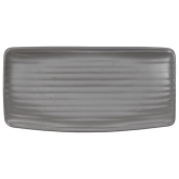 Ariane, Platter, 12" x 6", Rectangular, Pebble