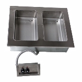 Advance Tabco, Hot Food Well Unit, 2 Wells, 34 1/8" x 26 3/4"