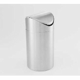 American Metalcraft, Tabletop Waste Bin, Brushed S/S, 4 1/2" x 9"