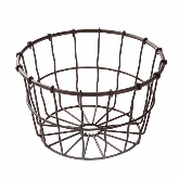 American Metalcraft, Wire Basket, 7" dia. x 4 1/4", Bronze