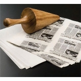 American Metalcraft, Wax Fry Paper Bags, 7" x 6", Newsprint Bleached, 250 per pack