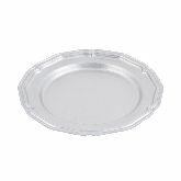 Bon Chef, Queen Anne Dinner Plate, 10 1/2" dia., Aluminum w/Pewter-Glo