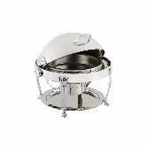 Bon Chef, Elite Round Chafer, 2 gallon, S/S w/Chrome Aurora Legs