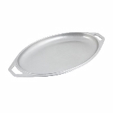 Bon Chef, Oval Platter Dish Cover, 9" x 15", Aluminum w/Pewter-Glo
