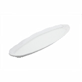 Bon Chef, Shell Fish Platter, 9" x 28", White, Aluminum w/Sandstone