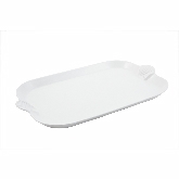 Bon Chef, Platter, 18" x 26", White, Aluminum w/Sandstone