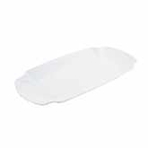 Bon Chef, Futura Platter, 13 7/8" x 26", White, Aluminum w/Sandstone