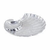 Bon Chef, Entree Shell Bowl, 10" x 11 1/2", Aluminum w/Pewter-Glo