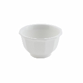 Bon Chef, Prism Garnish Bowl, 1.50 qt, White, Aluminum w/Sandstone