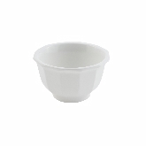 Bon Chef, Prism Salad Bar Garnish Bowl, 16.50 oz, White, Aluminum w/Sandstone