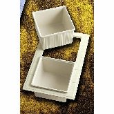 Bon Chef, Custom Cut Tile Tray, 13 1/8" x 21 3/8", White, Aluminum w/Sandstone