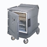 Cambro, Camtherm Hot/cold Cart, Electric, Low Profile, Single Door, Insulated, C Therm, Granite Gray