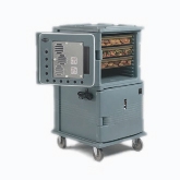 Cambro, Ultra Camcart Heated Food Pan Carrier, Front Loading, Heated Top Door, Brown