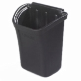 Carlisle, Trash Container, 12 1/2" x 23" x 19 1/2", Plastic, Black