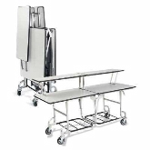 Forbes Ind., Catering Table, 2-Tier Top, Folding, 6 ft