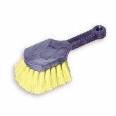 Rubbermaid Utility Brush, Short Plastic Handle, Synthetic Fill, Yellow