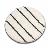 Rubbermaid Bonnet, 19 dia., Low Profile w/ Scrub Strips, Whitegreen Strips