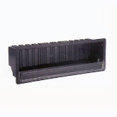 Vollrath Moduserv Receptor Box, Large, In-Counter, 7 1/2" H x 21 5/8" L x 6 3/8" W, Black