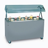 Vollrath Affordable Portable Utility Station w/Granite Wrapper, 46" L x 24" W x 57" H, Open Cabinet Base