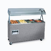 Vollrath, Portable 3 Well Hot Food Station, w/Granite Wrapper Clear, 46" x 24" x 57", Solid Base, 5 15p