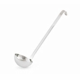 Vollrath Ladle, One Piece, 8 oz, Grooved Hooked Handle, S/S