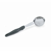 Vollrath, Spoodle, 5 oz, One Piece Heavy Duty, Perforated Round Bowl, Handle Coded Black, S/S
