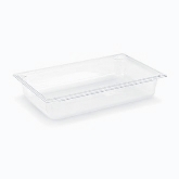 Vollrath, Super Pan Food Pan, Full Size, 4" Deep, Clear, Low-Temp Polycarbonate
