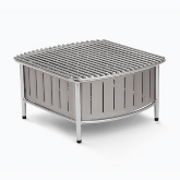 Vollrath, Small Buffet Station w/Wire Grill, Natural, Aluminum and S/S, 16" x 16" x 7 1/2"